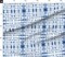 Indigo Shibori Geometric Squares Blue White Geo Traditional Japanese Japan Custom Printed Fabric by Spoonflower Various Fabrics by the Yard or Fat Quarter